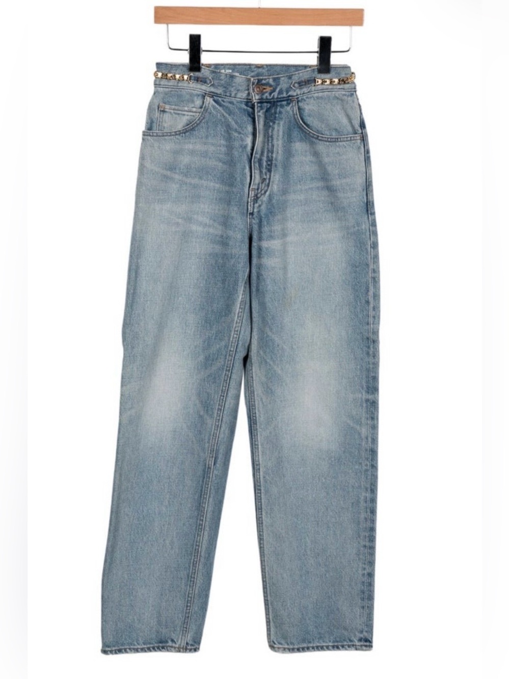 Celine straight leg high rise denim
